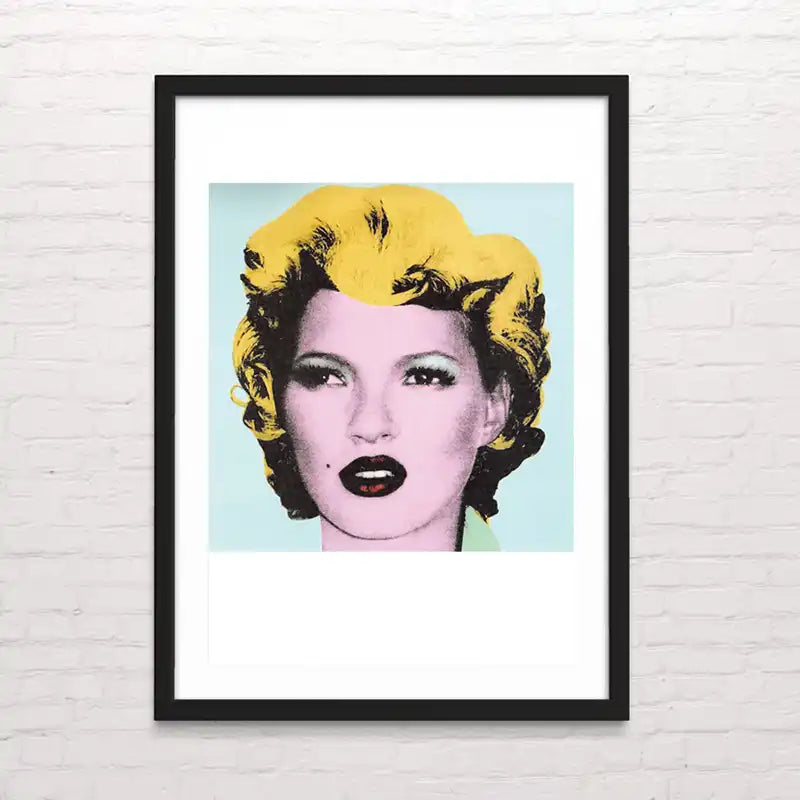 Póster decorativo Banksy “Kate Moss” – diseño urbano moderno