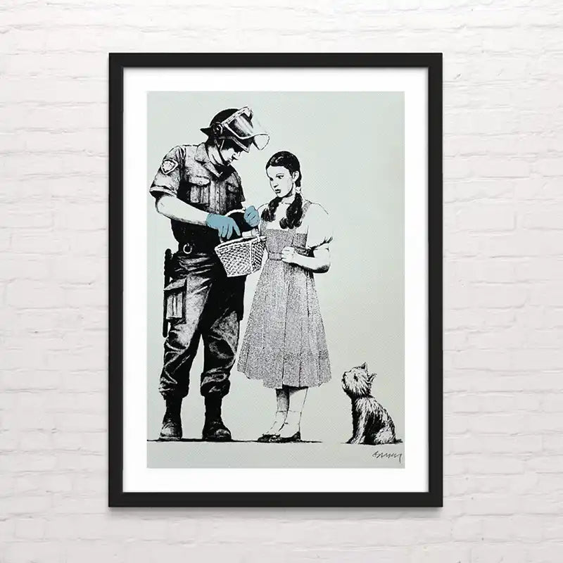 Póster de Banksy Stop and search – impresión profesional Posterinc