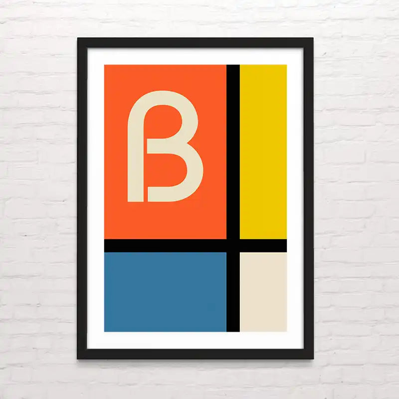 Póster de arte moderno impreso en alta calidad – decoración mural