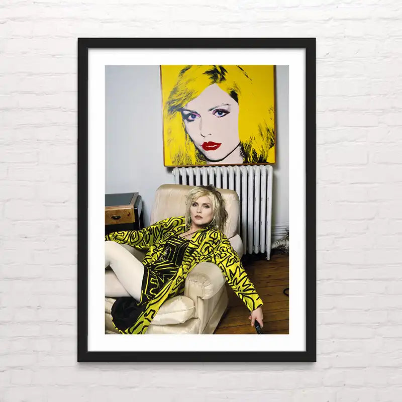 Póster de Debbie Harry con diseño moderno – impresión profesional