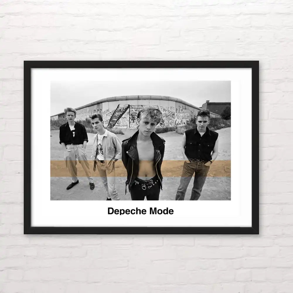 Póster decorativo de Depeche Mode – papel premium. Posterinc.cl