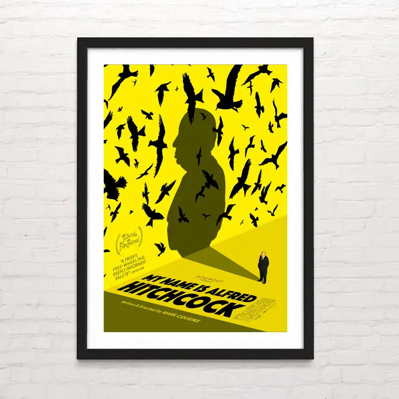 Póster de Los Pájaros, clásico del cine de suspenso dirigido por Alfred Hitchcock, disponible en Posterinc.