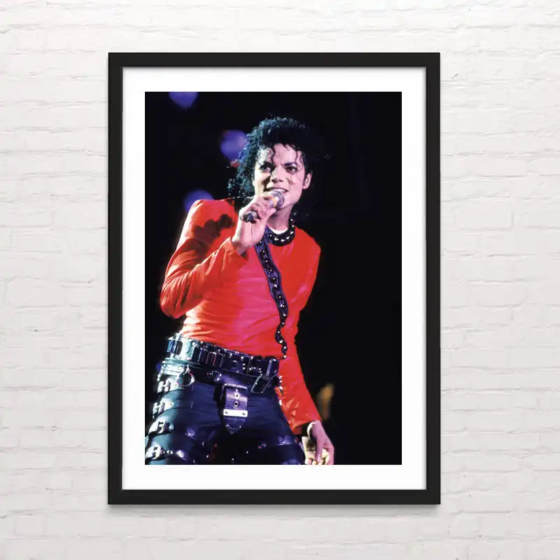 Póster de Michael Jackson rey del pop – ilustración moderna y elegante