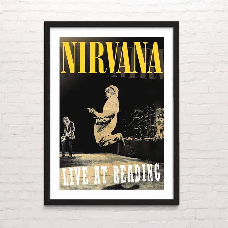 Póster de Nirvana con diseño moderno – impresión profesional