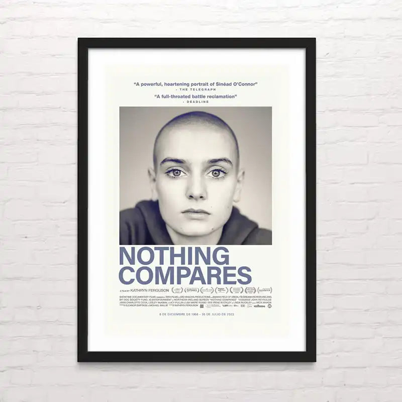 Nothing Compares 2 U. Póster inspirado en íconos del pop – impresión en alta resolución