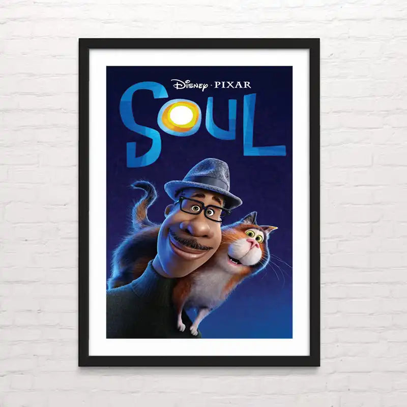 Soul - Disney. Póster para niños con diseño alegre – impresión profesional.