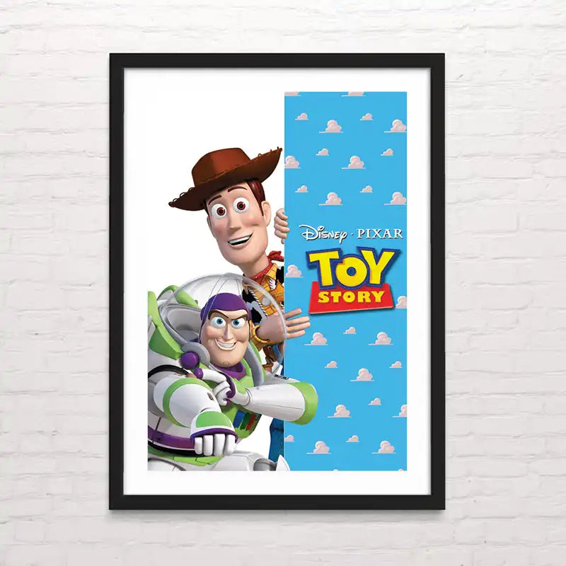 Toy story - Ilustración tierna para pieza infantil – impresión vibrante