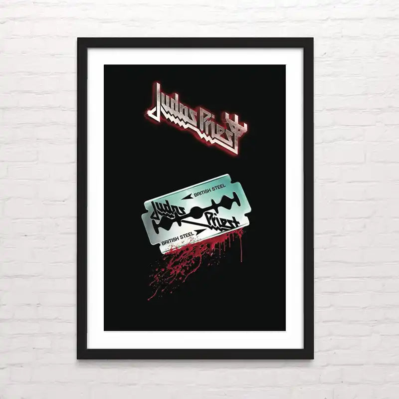 Póster de Judas Priest para decoración de interiores – arte musical en alta resolución