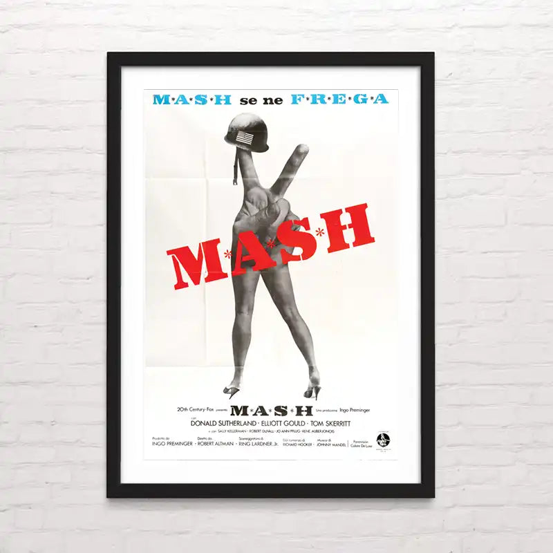 Póster de serie retro – Mash - estética clásica para decoración