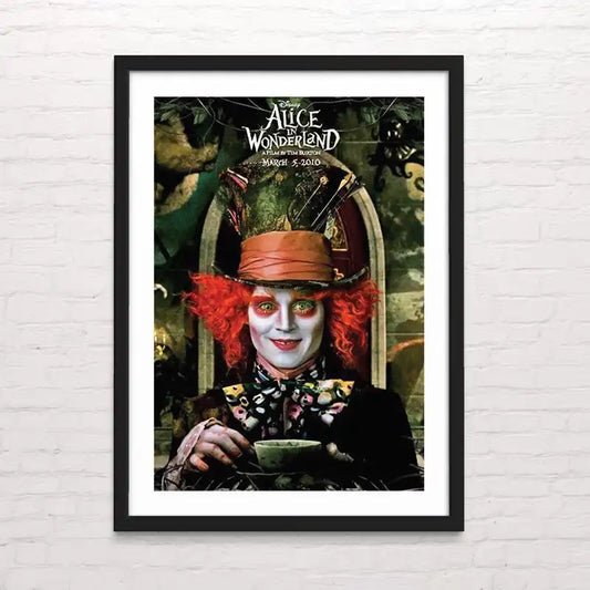 Póster de Alicia en el país de las maravillas de Tim Burton en alta calidad – Posterinc Studio