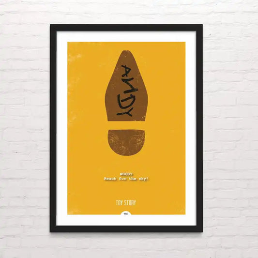 Póster de cine en blanco y negro – decoración mural elegante