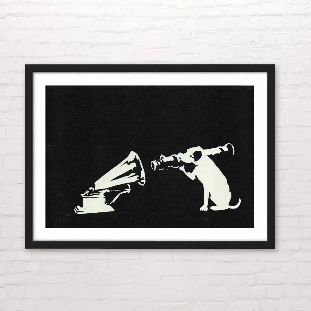 Póster Banksy HMV para decoración mural