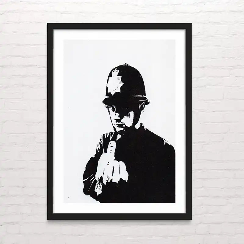 Póster Rude copper – mensaje social y estilo urbano