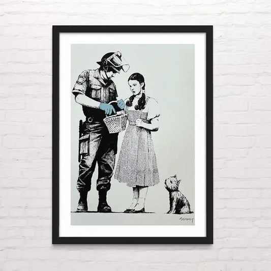 Póster de Banksy Stop and search – impresión profesional Posterinc