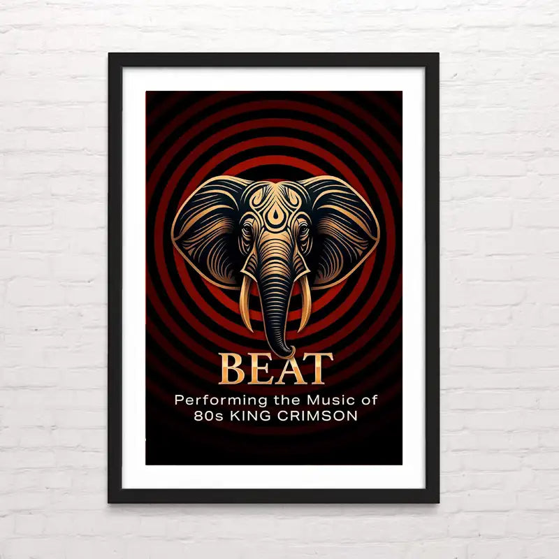 Póster musical de BEAT KING CRIMSON– impresión de alta calidad