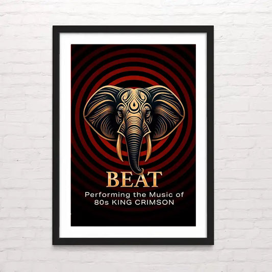 Póster musical de BEAT KING CRIMSON– impresión de alta calidad