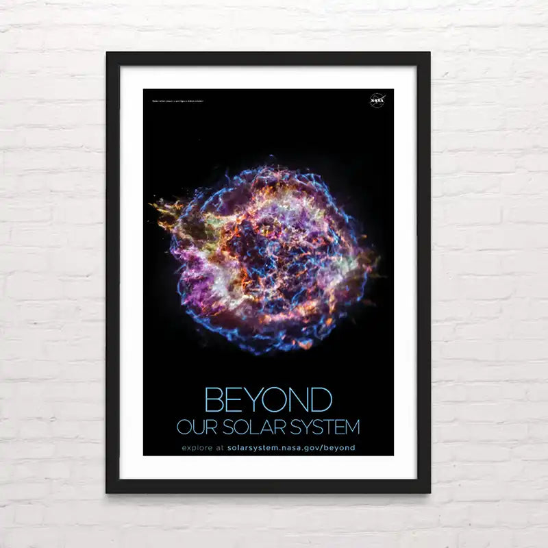 Póster del Sistema Solar en alta resolución – diseño astronómico decorativo