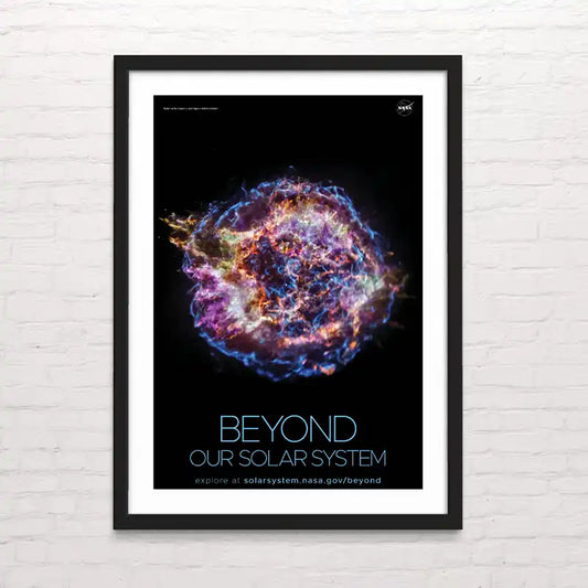 Póster del Sistema Solar en alta resolución – diseño astronómico decorativo
