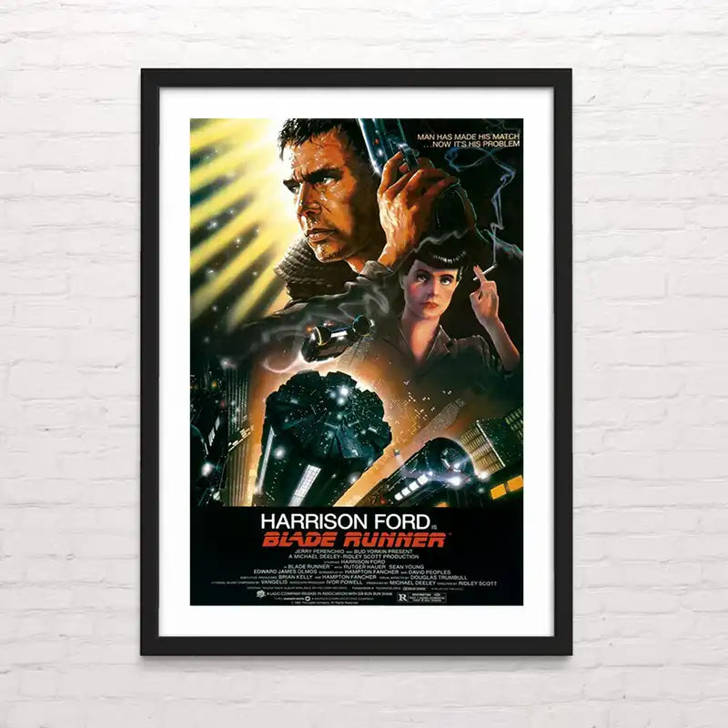 Póster decorativo de Blade Runner– arte cinematográfico exclusivo