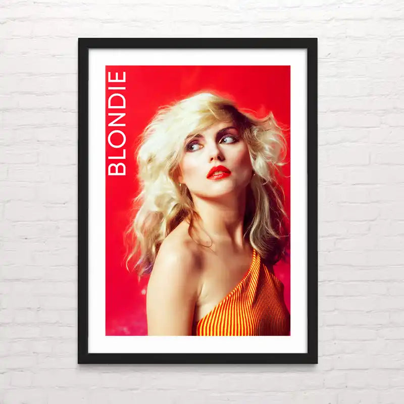 Póster de blondie en estilo artístico – impresión de alta definición