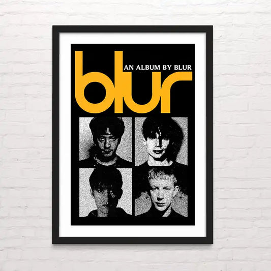 Póster de Blur con diseño moderno – impresión profesional