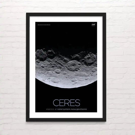 Póster del planeta CERES – impresión espacial estilo moderno