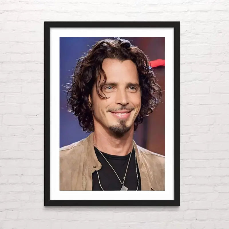 Póster de músico Chris Cornell  en escena – impresión vibrante. posterinc.cl
