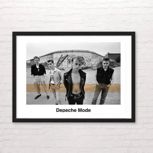 Póster decorativo de Depeche Mode – papel premium. Posterinc.cl