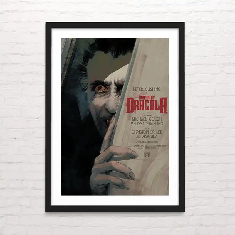 Póster de Dracula con diseño artístico – impresión profesional Posterinc