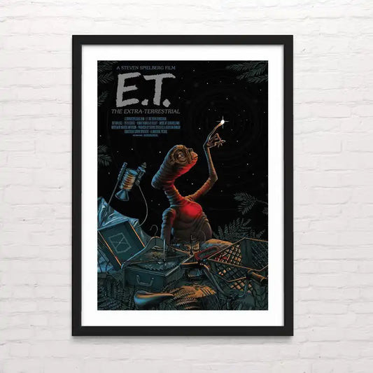Póster decorativo de e.t. – arte cinematográfico premium