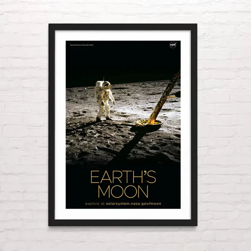 Póster de la Luna – diseño astronómico en alta calidad