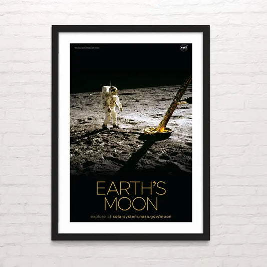 Póster de la Luna – diseño astronómico en alta calidad