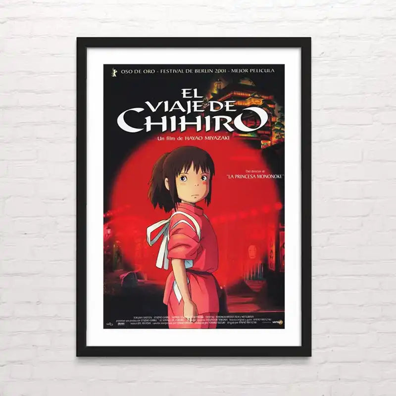 Póster decorativo de El Viaje de Chihiro – impresión profesional Posterinc Studio