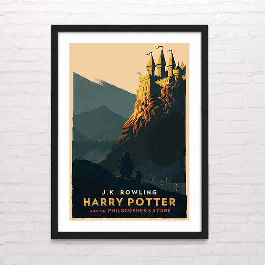 Póster decorativo de Harry Potter y la piedra filosofal – arte cinematográfico exclusivo