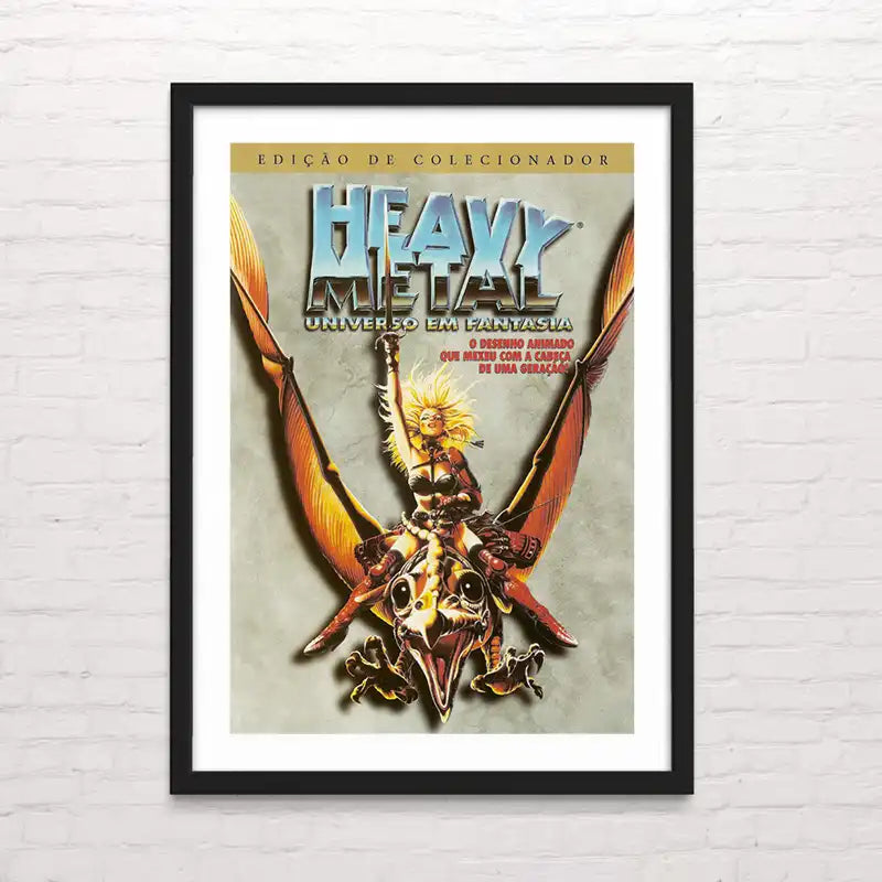 Póster decorativo de Heavy Metal: Universo en fantasía  – arte cinematográfico exclusivo