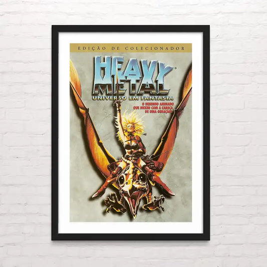 Póster decorativo de Heavy Metal: Universo en fantasía  – arte cinematográfico exclusivo