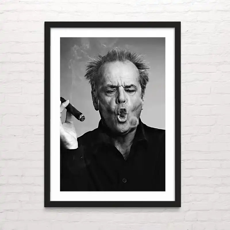 Póster decorativo de Jack Nicholson – arte cinematográfico exclusivo