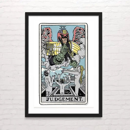Judgement - Diseño de tarot ilustrado – carta decorativa en alta resolución