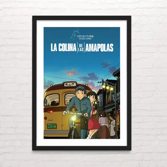 Póster artístico de La colina de las amapolas – arte japonés en alta resolución