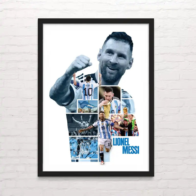 Póster de Lionel Messi – ilustración deportiva impresa en alta resolución. Posterinc.cl