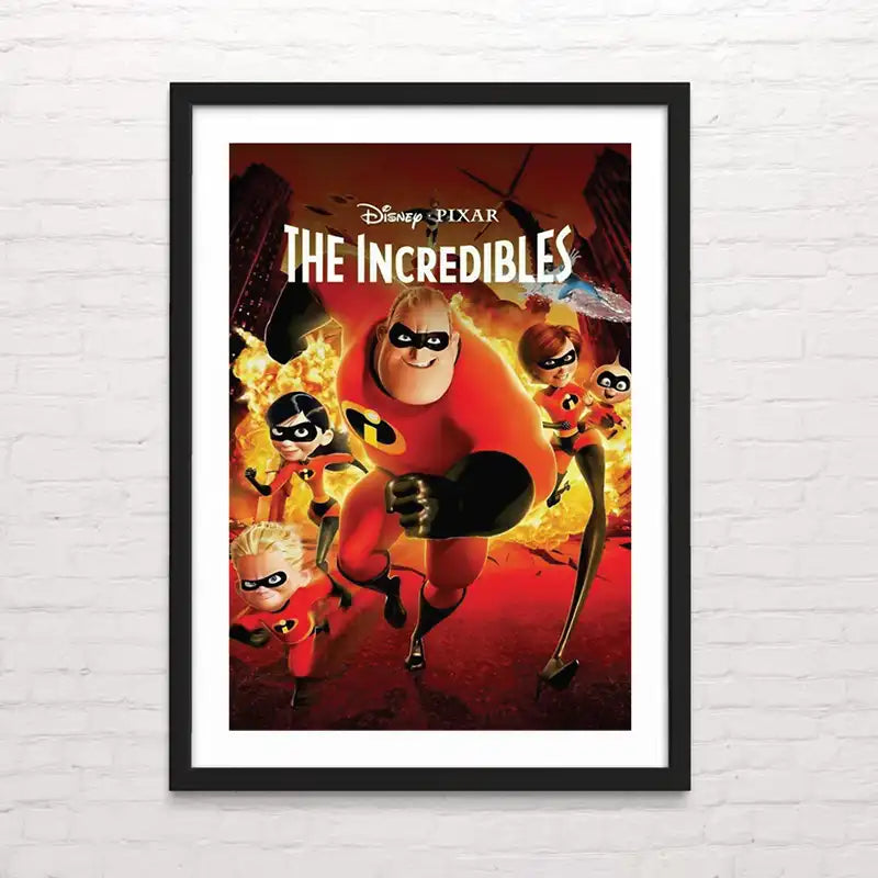 Ilustración infantil Los Increíbles – decoración de alta resolución. Posterinc.cl