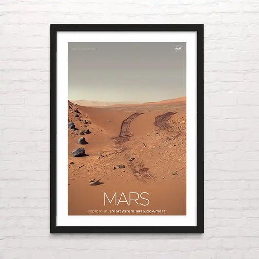 Póster del planeta Marte – arte del espacio impreso profesionalmente. Posterinc.cl