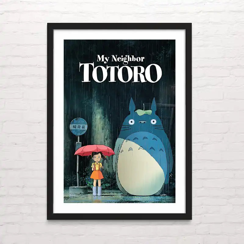 Póster de Mi vecino totoro – diseño Ghibli impreso en papel premium
