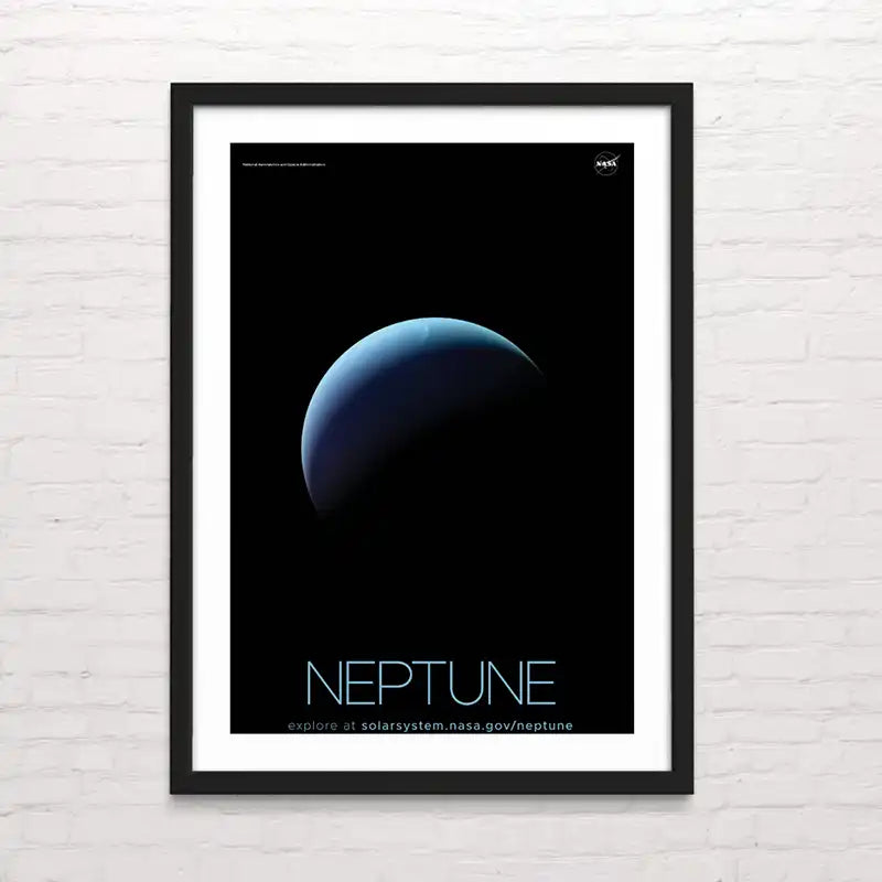 Póster del planeta Neptuno – decoración temática del Sistema Solar