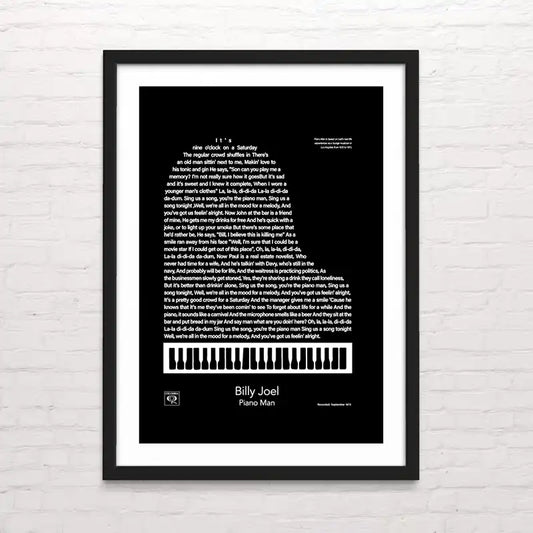 Ilustración digital inspirada en Piano Man
 – colores brillantes