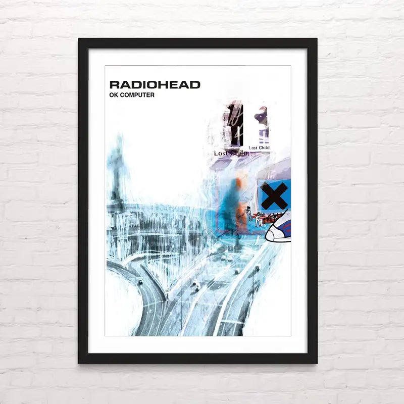 Ilustración pop futurista – impresión de alta calidad - Radiohead - Posterinc.cl