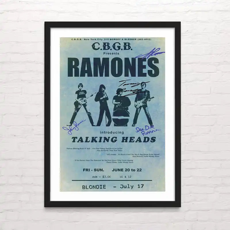 Arte de PUNK rock clásico Ramones  – diseño vintage para decoración