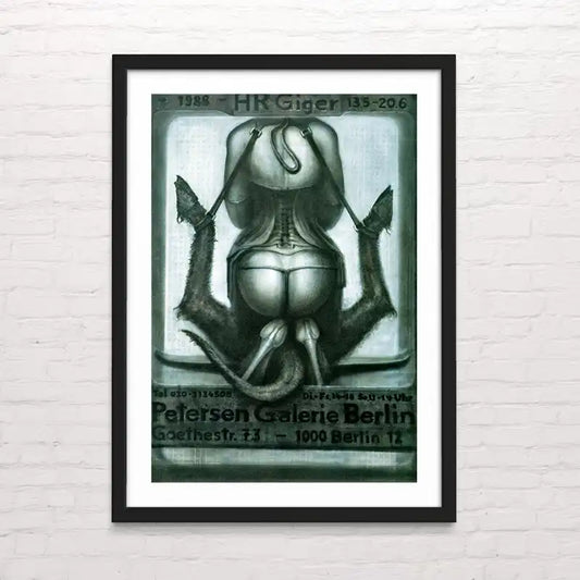 Satan's Bride Ilustración de arte biomecánico – estilo detallado y atmosférico
