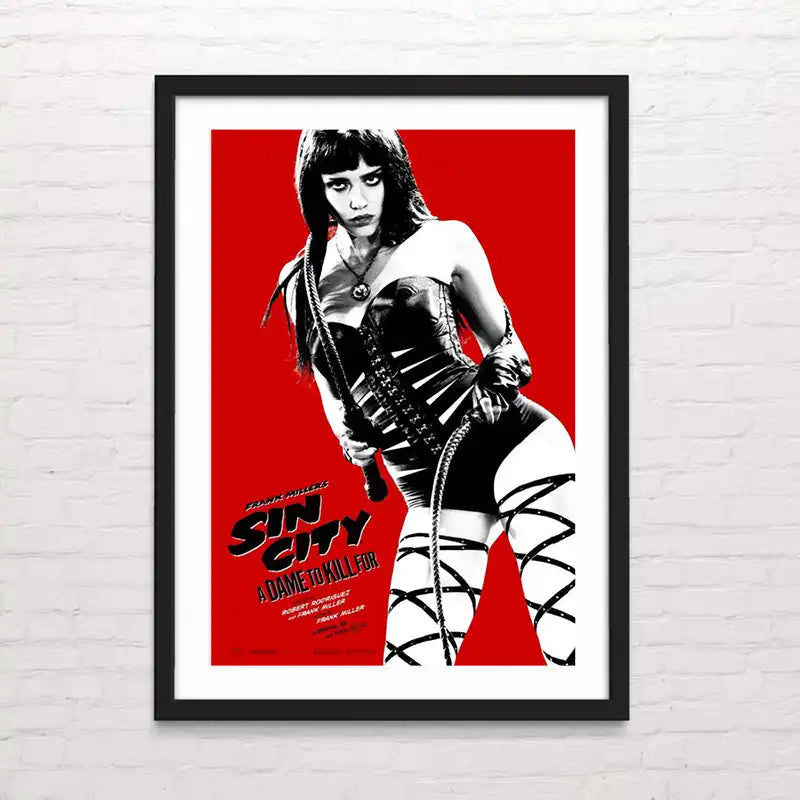 Sincity. Ilustración de personajes clásicos del cine antiguo – estilo vintage