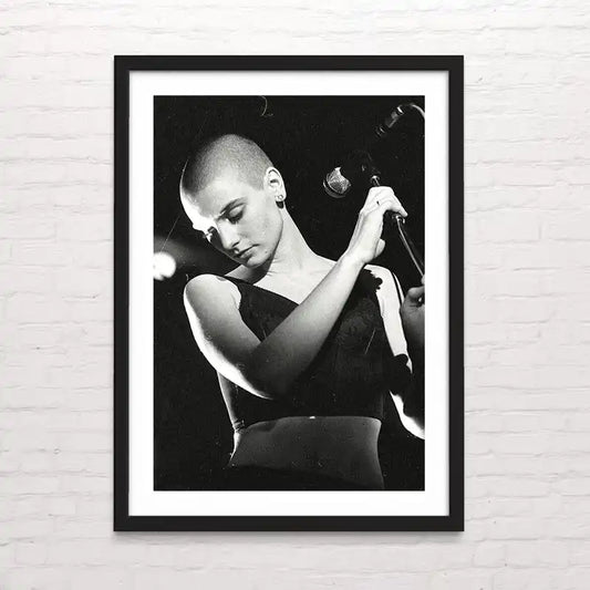 Sinéad O'Connor. Arte musical pop – impresión detallada para melómanos 